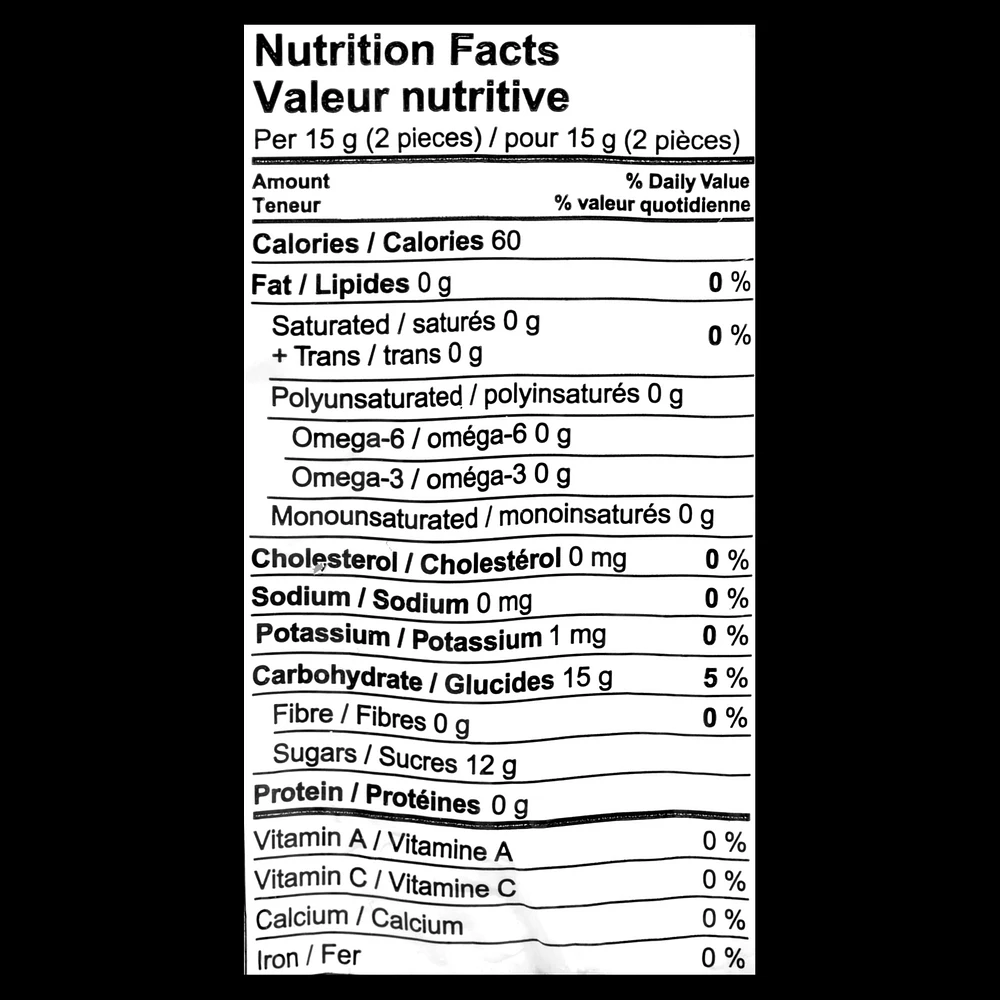 Purity Spearmint flavoured candy, 170 g