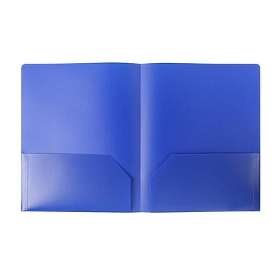 Chemise en poly à deux pochettes Pen+Gear 28,8 cm x 23,7 cm