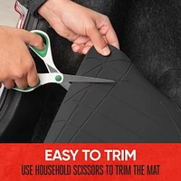 Motor Trend MT-884-BK Heavy Duty Premium Rubber Cargo Mat, Black