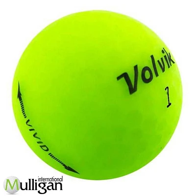 Mulligan - 36 balles de golf récupérées Volvik Vivid - matte - 4A, Vert