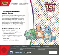 Pokémon Trading Card Games Scarlet & Violet 3.5 151 Poster Collection Box