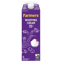 Farmers by Natrel 35% Whipping Cream, 1 L