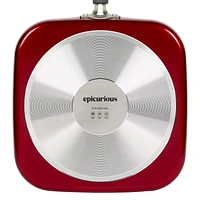12" Epicurious Aluminium Carré Griddle Rouge