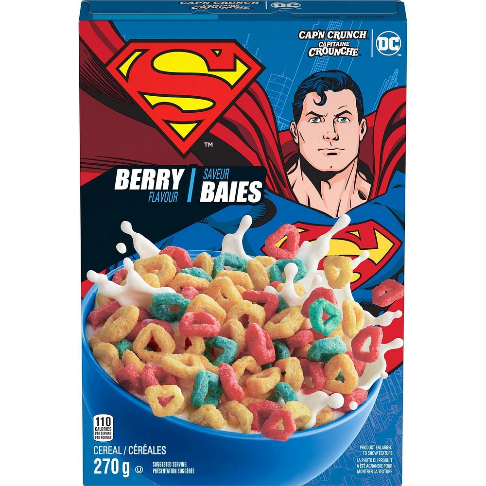 Cap'n Crunch DC Berry RTE Cereal