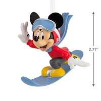 Décoration Hallmark de Noël (Mickey sur sa planche à neige, Disney)