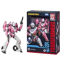 Transformers Studio Series 85, figurine Arcee classe Deluxe de 11 cm du film Transformers : Bumblebee, à partir de 8 ans