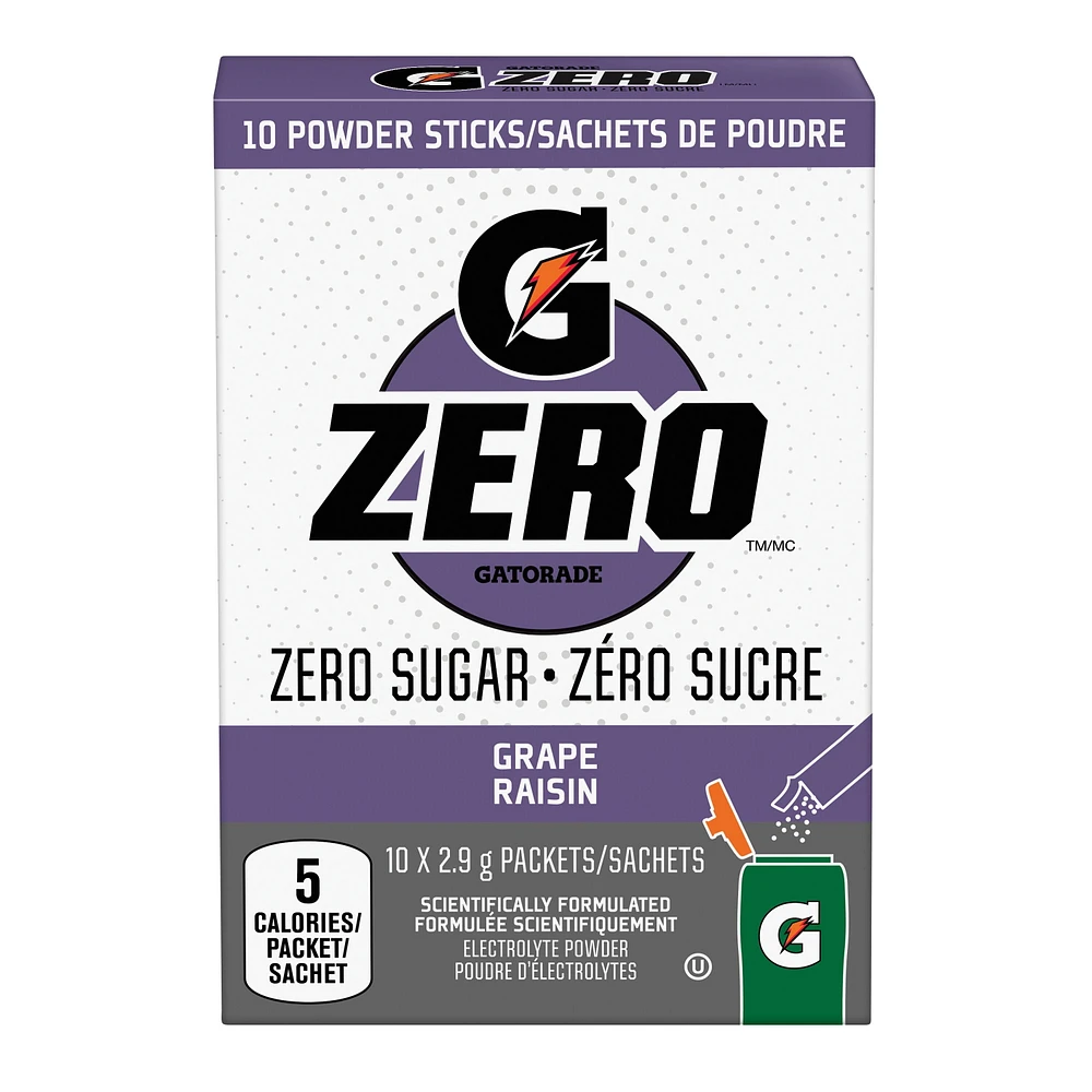 G ZERO POWDER ST GR, GATORADE G ZERO POWDER ST GR