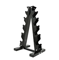 GoZone A Frame Dumbbell Rack – Black, Holds 5 pairs of dumbbells