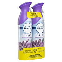 Assainisseur d’air éliminateur d’odeurs Febreze, parfum Mediterranean Lavender 2 unités, 250 g chacun