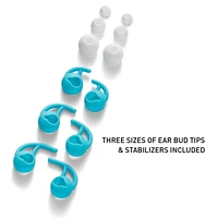 Turtle Beach® Battle Buds™ In-Ear Gaming Headset White/Teal - Mobile, Nintendo Switch™ Xbox Series X, Xbox Series S, Xbox One | PS5™, PS4™, & PS4™ Pro | PC2 & Mac®, Universal