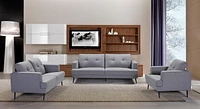 Topline Home Furnishings Sofa in Grey Fabric