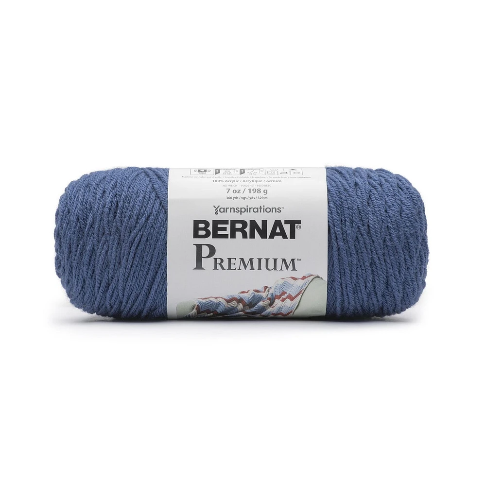 Bernat® Fil Premium™, Acrylique #4 Moyen, 7oz/198g