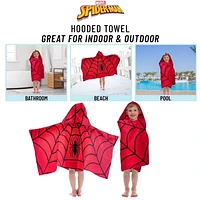 Spider-Man Kids Hooded Towel, 100% Cotton