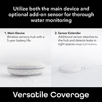 Merkury Innovations Smart Wi-Fi Flood Sensor, Smart Wi-Fi Flood Sensor