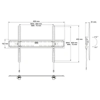 blackweb Tilting TV Wall Mount for 50 in. to 86 in. TV's (Black)