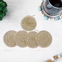 4 Coaster De Ligne Ronde Pc