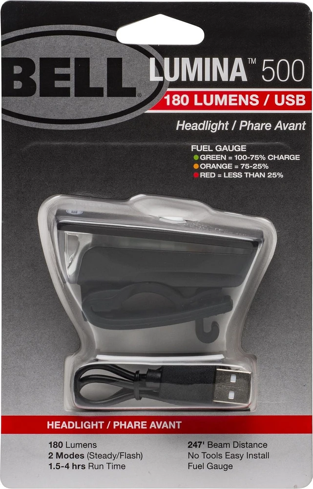 Phare Lumina ™ 500 USB 180 lumens