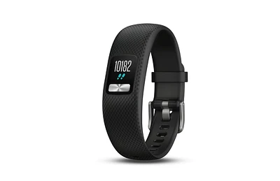 Garmin Vivofit 4 Fitness and Activity Tracker with 1 Year Battery Life and Colour Display in Black - Large