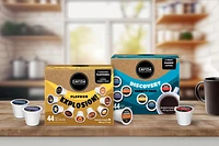 Zavida Pack Explosion de Saveurs Variété Café Torréfaction Légère, Moyenne et Foncée (44 Dosettes)