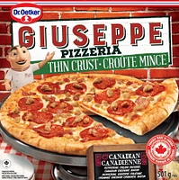 Dr. Oetker Giuseppe Pizzeria Pizza canadienne à croûte mince 501g