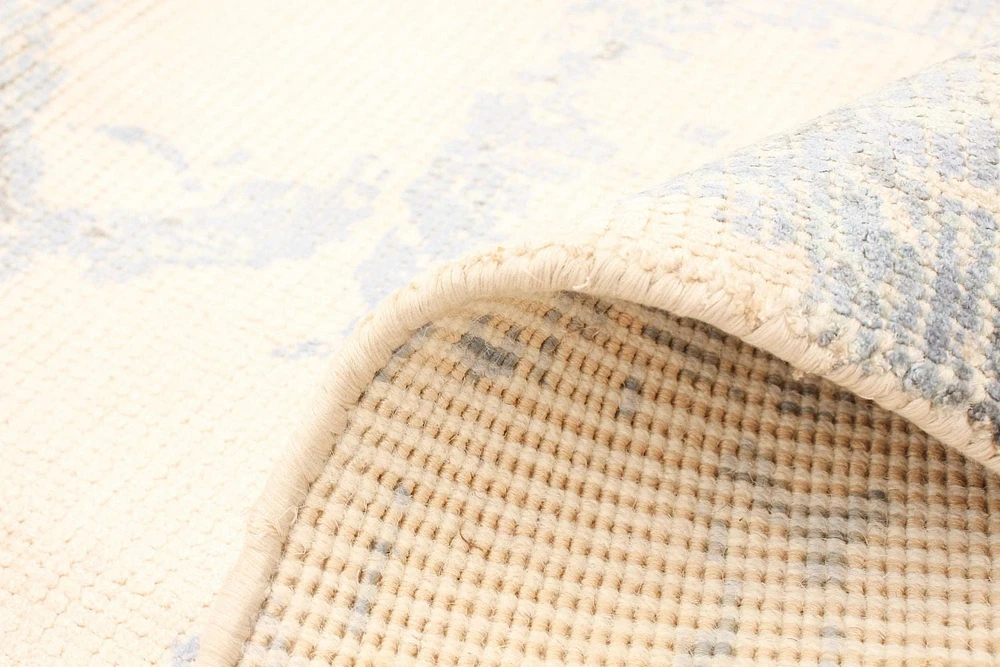 ECARPETGALLERY 5'1" x 7'8"  Contemporary Galleria Hand Loomed Area Rug for Living Room, Dining Room and Bedroom in Blue