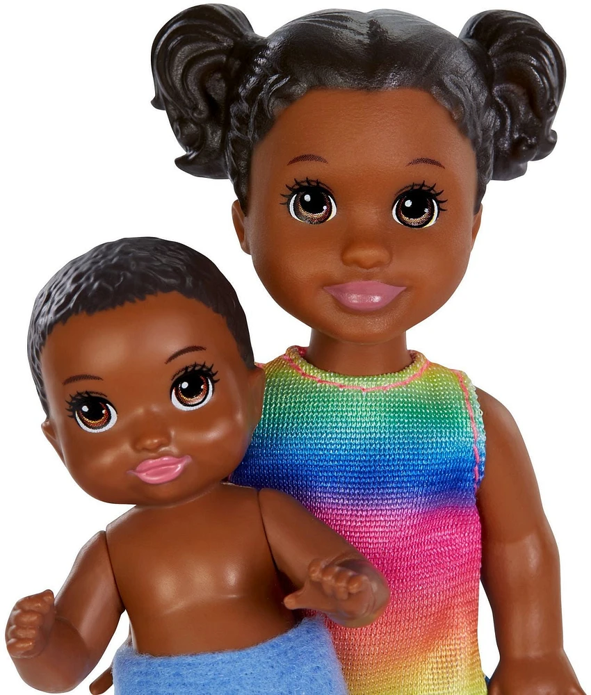 Barbie Skipper Babysitters Inc Dolls, Blue Cloth Diaper