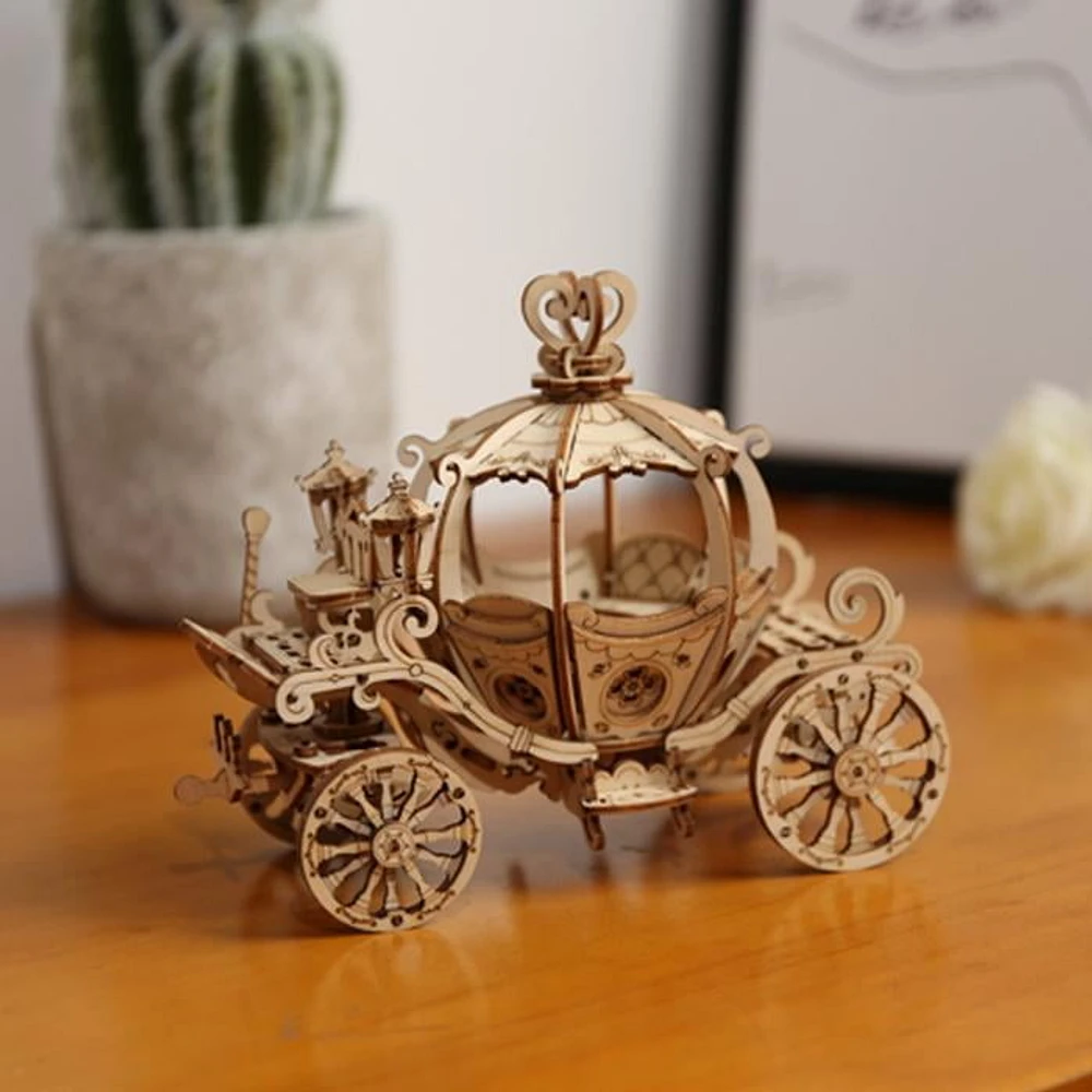 Modèle 3D Puzzle Carrosse Citrouille Rolife TG302
