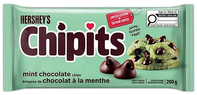 HERSHEY'S CHIPITS Mint Chocolate Chips, 200g