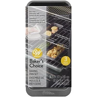 Ensemble de plaques de cuisson 8 x 4 po (20,3 x 10,1 cm) Baker’s Choice Wilton