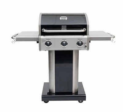 Kenmore - Gril à gaz sur pied à 3 brûleurs - Noir