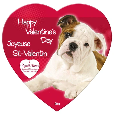 Cœur de la Saint-Valentin Russell Stover – Animal de compagnie – Boîte