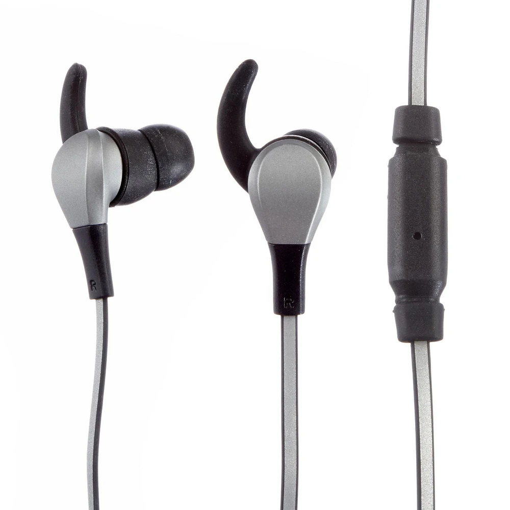 blackweb Sports Headphones Premium Series, Sweat resistant, silver