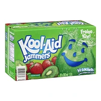 Kool-Aid Jammers, Strawberry Kiwi, 10 x 180 mL Pouches