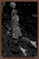 Michael Jordan - Black and White Wall Poster