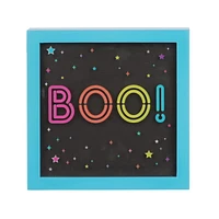 Sur le thème d’Halloween Led Wood Blue Block pour les décorations d’intérieur d’Halloween