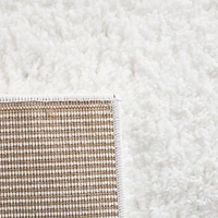 SAFAVIEH August Carlene Solid Plush Shag Area Rug