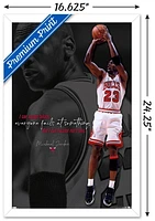 Michael Jordan - Can't Accept Not Trying Wall Poster
