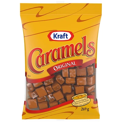 Kraft Caramels Individually Wrapped Candy, 269 gr Bag, 269g