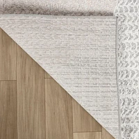 Rug Branch Cadence Abstract Indoor Area Rug, Beige Cream, Modern - Living Room, Bedroom, Dining Room, and Kitchen<br>