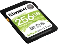 Kingston 256GB SDXC Canvas Select Plus 100R C10 UHS-I U3 V30 (SDS2/256GBCR)
