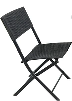 Sunmate Casual Bistro Chair Traditional Woven Wicker Style
