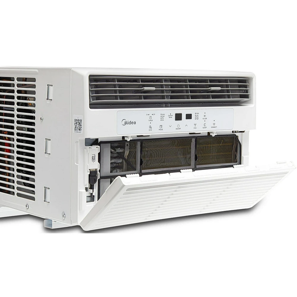 Midea Climatiseur de fenêtre de 8 000 BTU avec télécommande Chambre jusqu'à 350 pi².