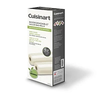 Rouleaux de sacs à vide biodégradables Cuisinart Sacs de remplacement pour scelleuse alimentaire
