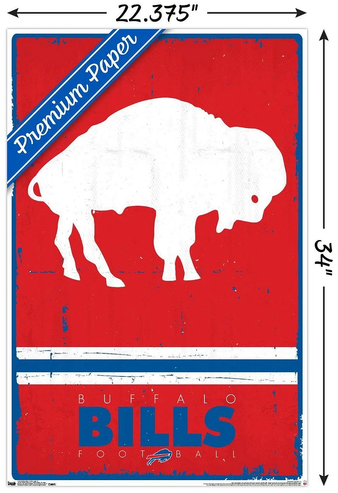 NFL Buffalo Bills - Retro Logo 15 Wall Poster
