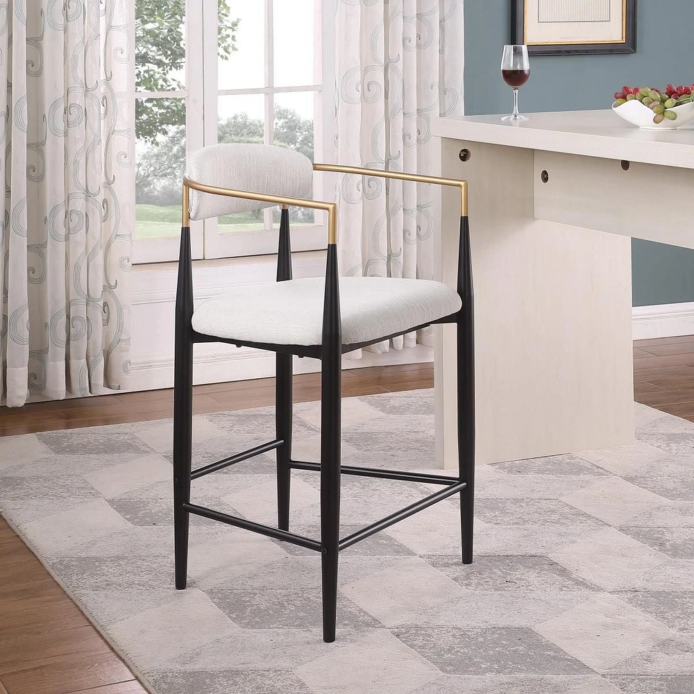Diana Counter Stool, Set of 2, Beige