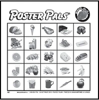 Ens. jeu de bingo Cuisine en Espagnol de Poster Pals