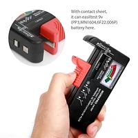 WorkPro Battery Tester, Test AA AAA C D 9V 1.5V