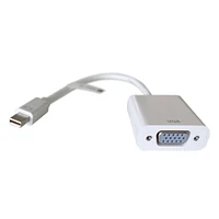 Techly Mini DisplayPort1.2 (Thunderbolt) to Female VGA Adapter up to 1920x1200 @ 60HZ Compatible with displayport 1.2 and 1.3