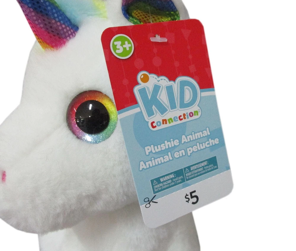 Kid Connection Stuffed Animal  Plush Unicorn   , 7.5inch