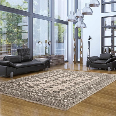 Tekke Oriental Area Rug  for Living Room, Dining Bedroom